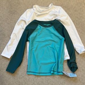 (2) Cat & Jack rash guard bundle